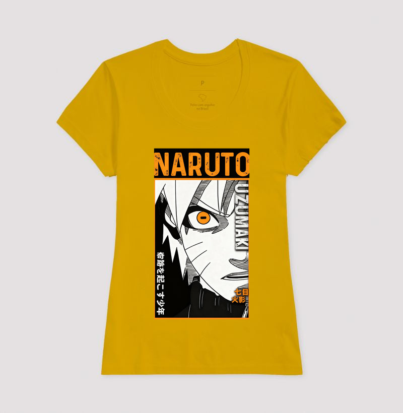Camiseta Naruto Scribble