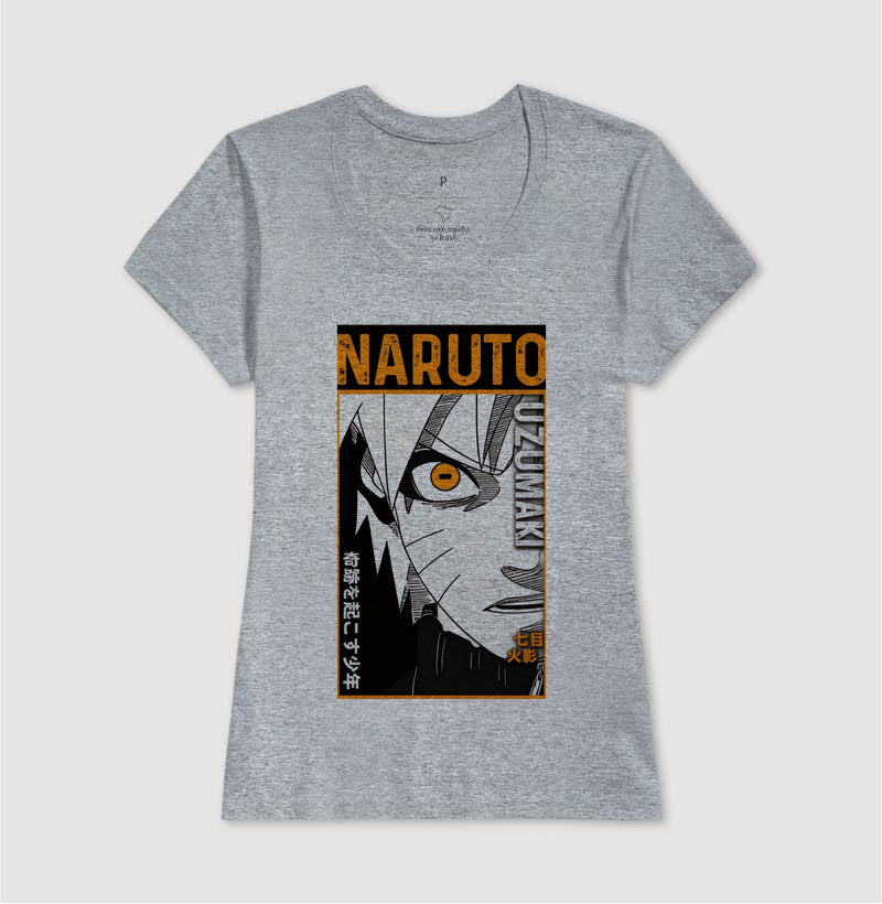 Camiseta Naruto Scribble